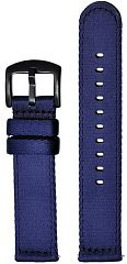 Ремешок из качественного нейлона синий с пряжкой PVD 24 мм Ремешки и браслеты для часов