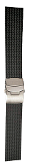 Ремешок Bonetto Cinturini каучуковый черный 20 мм 400020 Ремешки и браслеты для часов