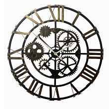 Настенные часы Династия 07-021 Большой Скелетон Римский Патина-1 Настенные часы