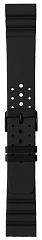 Ремешок Bonetto Cinturini каучуковый черный 22 мм - 260122 Ремешки и браслеты для часов
