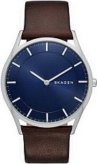 Мужские часы Skagen LEATHER SKW6237 Наручные часы