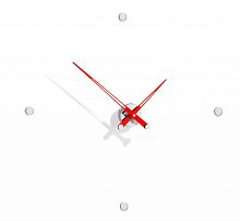 Nomon Rodon 4 i RED, chrome, d=70 см ROI004B Настенные часы