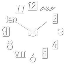 Настенные часы 3D Decor Number Premium W 014027w-100 Настенные часы