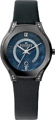 Женские часы Skagen Leather Swiss 886SBLB Наручные часы