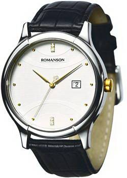 Фото часов Мужские часы Romanson Leather TL1213SMC(WH)