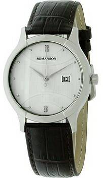 Фото часов Мужские часы Romanson Leather TL1213SMW(WH)