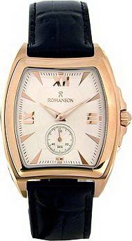 Фото часов Мужские часы Romanson Leather TL3598SMR(WH)