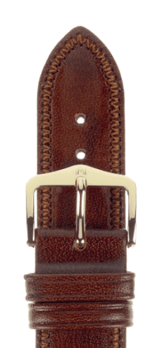 Ремешок Hirsch Ascot коричневый 18 мм L  01575070-1-18 Ремешки и браслеты для часов