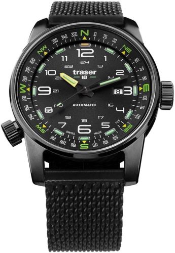 Фото часов Мужские часы Traser P68 Pathfinder Automatic Black 109522-mesh