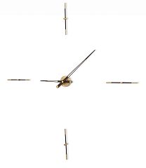 Nomon MERLIN 4 GOLD N 155 WENGE/GOLD, d=155см MEDG040W Настенные часы