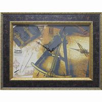 Часы картины Династия 04-013-13 Карта
            (Код: 04-013-13) Настенные часы
