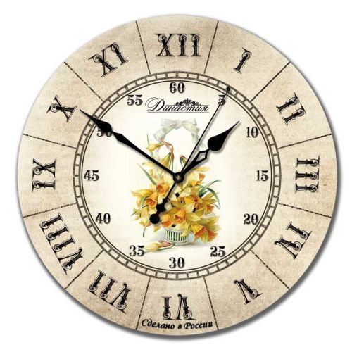 Фото часов Настенные часы Династия 02-016 "Нарцисс"
            (Код: 02-016)