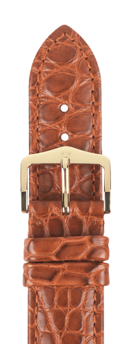 Ремешок Hirsch Baron оранжевый 20 мм L 08404179-1-20 Ремешки и браслеты для часов