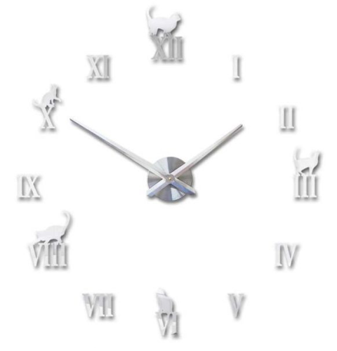 Фото часов Настенные часы 3D Decor Charm Cat Premium S 014020s-150