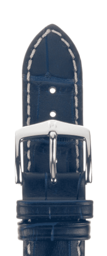 Ремешок Hirsch Modena темно-синий 18 мм L 10302880-2-18 Ремешки и браслеты для часов