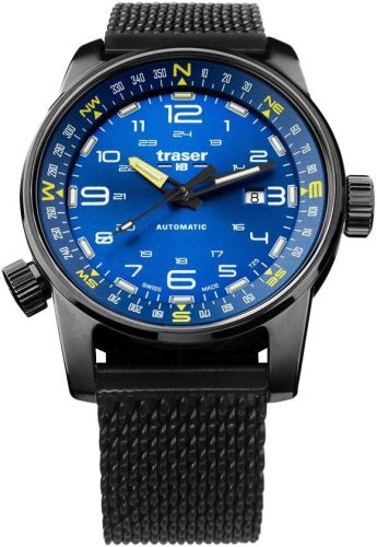 Фото часов Мужские часы Traser P68 Pathfinder Automatic Blue 109523-mesh