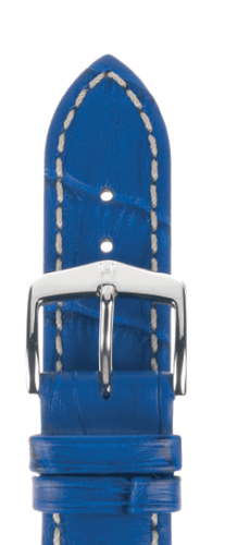 Ремешок Hirsch Modena синий 18 мм L 10302885-2-18 Ремешки и браслеты для часов