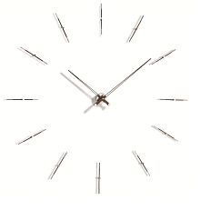 Nomon MERLIN 12N GRANDE 155 WENGE/CHROME, d=155см MEWG12 Настенные часы