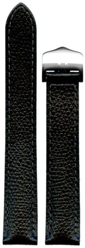 Ремешок Hirsch Momento черный мелкотекстурированный 15/14 мм 07779450-2-1514 Ремешки и браслеты для часов