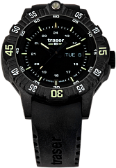 Мужские часы Traser P99 Q Tactical Black каучук 110723 Наручные часы