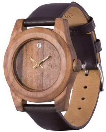 Фото часов Женские часы AA Wooden Watches Lady Rosewood Crystal W2 Brown