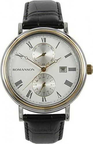 Фото часов Мужские часы Romanson Adel Round TL1276BMJ(WH)BN
