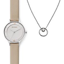 Женские часы Skagen Leather SKW1100 Наручные часы