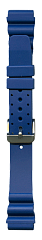 Ремешок каучуковый Bonetto Cinturini синий 18 мм - 285118 Ремешки и браслеты для часов
