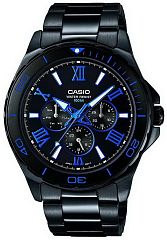 Мужские часы Casio Collection MTD-1075BK-1A2 Наручные часы
