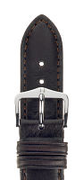 Ремешок Hirsch Merino темно-коричневый 19 мм L 01206010-2-19 Ремешки и браслеты для часов