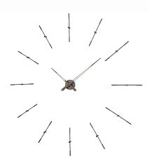 Nomon MERLIN 12T Graphite METP120N Настенные часы