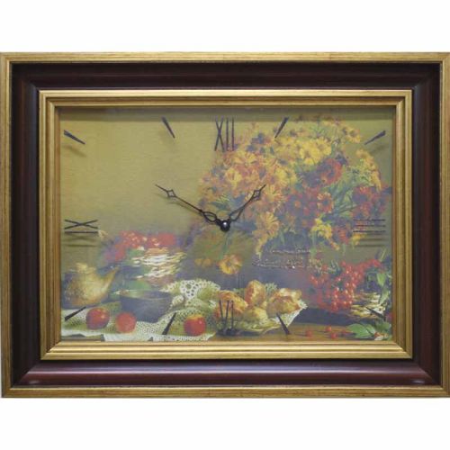 Фото часов Часы картины Династия 04-048-14 Осенний натюрморт
            (Код: 04-048-14)