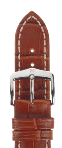 Ремешок Hirsch Modena темно-коричневый 18 мм L 10302810-2-18 Ремешки и браслеты для часов