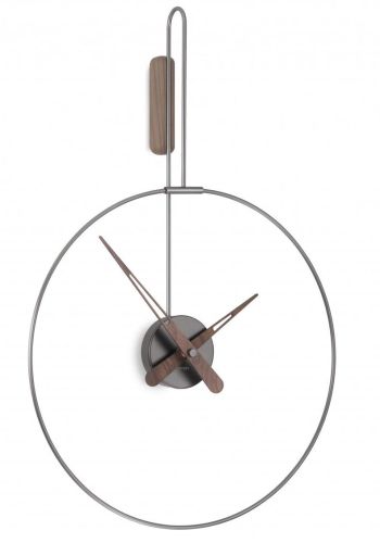 Фото часов Часы Nomon MICRO DARO T graphite/walnut, D=40cm, H=62,5cm