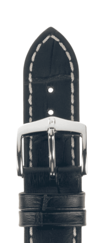Ремешок Hirsch Modena черный 18 мм L 10302850-2-18 Ремешки и браслеты для часов