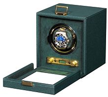 Шкатулка для автоподзавода 1-х часов BADGE 01VGR Шкатулки для часов и украшений