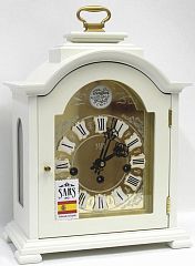 Настольные механические часы SARS 0092-340 White Настольные часы
