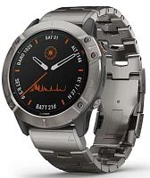 Унисекс часы Garmin Fenix 6X Pro Solar титан 010-02157-24 Наручные часы