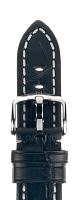 Ремешок Hirsch Knight черный 22 мм XL 10902850-2-22 Ремешки и браслеты для часов