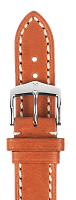 Ремешок Hirsch Liberty оранжевый 24 мм L 10900270-2-24 Ремешки и браслеты для часов