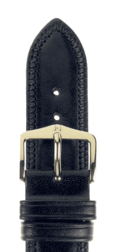 Ремешок Hirsch Ascot черный 17 мм L 01575050-1-17 Ремешки и браслеты для часов