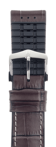 Ремешок Hirsch George темно-коричневый 22 мм L 0925128010-2-22 Ремешки и браслеты для часов