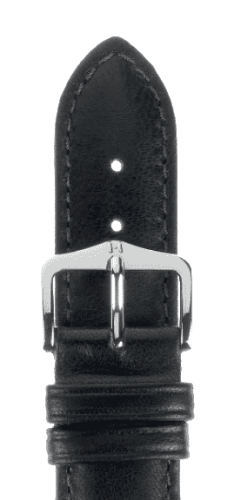 Ремешок Hirsch Merino черный 22 мм L 01206150-1-22 Ремешки и браслеты для часов