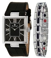 Часы для пары Romanoff модель 10347/3G3BL и браслет Наручные часы