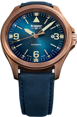Мужские часы Traser P67 Officer Pro Automatic Bronze Blue 108074 Наручные часы