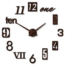 Настенные часы 3D Decor Number Premium BR 014027br-50 Настенные часы