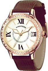 Женские часы Romanson Lady Jewelry RL1222QLG(WH)BN Наручные часы