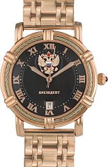 Русское Время Президент 4459475 с браслетом механ Наручные часы