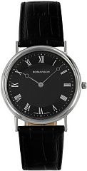 Мужские часы Romanson Leather TL5110SMW(BK) Наручные часы