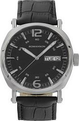 Мужские часы Romanson Adel Round TL9214MW(BK) Наручные часы